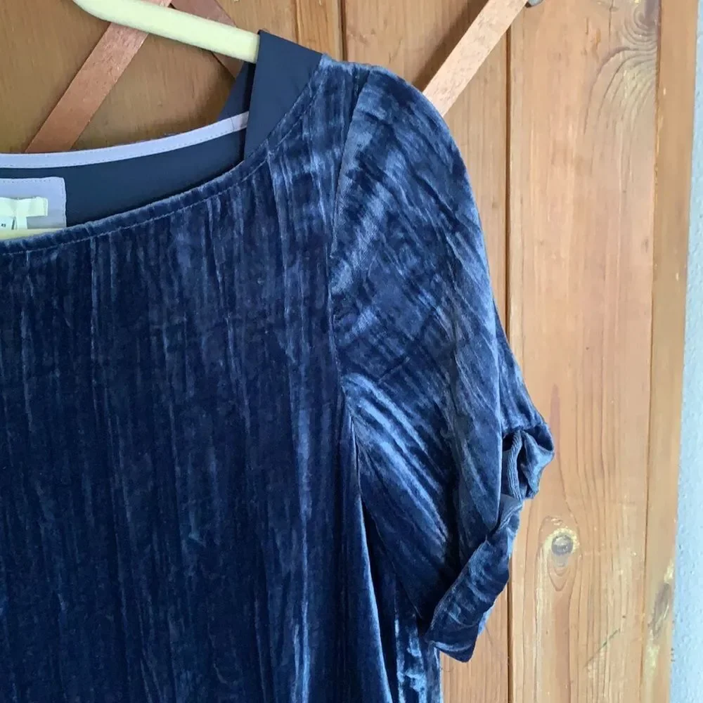 Floreat Anthropologie crushed velvet shift dress - Picture 8 of 9
